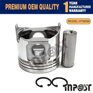 129001-22081 Piston for Yanmar 4TNE88 3TNE88 Engine - Imagen 1 de 4