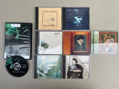 Joni Mitchell Lot of 8: 7 CD (For the Roses) + 1 DVD (Fiddle) See listing bundle Foto 1 de 4
