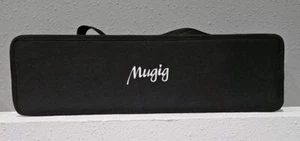 Mugig Black Portable Carrier Case 20" long 6" high 3"wide Red Lining - Picture 1 of 13