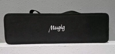 Mugig Black Portable Carrier Case 20" long 6" high 3"wide Red Lining - Image 1 of 4