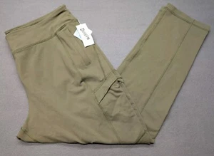 NWT Duluth Trading Company Women's NoGA Namastash Slim Leg Pants XXL 31” Olive - Picture 1 of 12