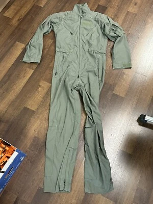 US Miltary Men's Summer Coveralls Flyers Fire Resistant Jumpsuit 38 Long - Image 1 of 4