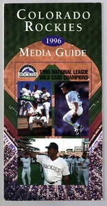 1996 Colorado Rockies Baseball Media Guide - mint - Picture 1 of 1