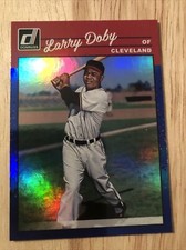 LARRY DOBY 2023 Donruss 1990 Retro Blue Holo Foil Parallel #288