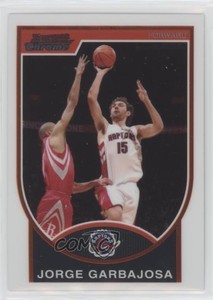 2007-08 Bowman Draft Picks & Stars Chrome Jorge Garbajosa #53