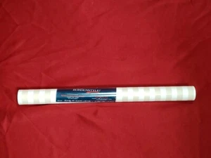  BORDENSTYLE  Striped VINYL COATED WALLPAPER WALLCOVERING  55.8 SQ. FT.  CC213FF - Picture 1 of 8