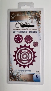Sprightly Sprockets Spellbinders Cutting Die Set by Donna Salazar NEW Steampunk - Picture 1 of 2