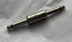 Switchcraft 363 Male 1/4” to Male 1/4” Phono Plug Coupler cable pedal audio NOS - Picture 1 of 4