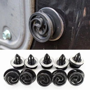 10x Clips de sujeción de tarjetas de puerta interior para piezas de coche de plástico para Audi A3 8P A4 B6 B7 - Imagen 1 de 15