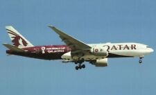 Qatar Airways Boeing 777-200LR A7-BBI "2022 Fifa World Cup cs" @ LHR - postcard