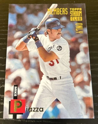 1994 Topps Stadium Club Mike Piazza Members Only - Image 1 of 2