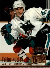 1994-95 Ultra Sharks Hockey Card #366 Viktor Kozlov