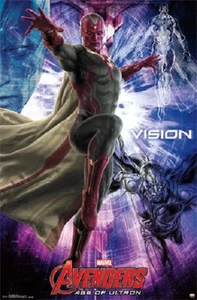 2015 Marvel Avengers 2 Age of Ultron Film Vision Poster 22x34 NEU KOSTENLOSER VERSAND - Bild 1 von 1