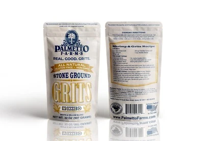 Palmetto Farms Mixed Grits Non-GMO Gluten Free WE ARE THE MANUFACTURER! Polenta - Image 1 of 4
