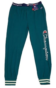 Champion Men's Cotton Blend Waffle Weave Jogger Pants Medium (32-34) Green - Picture 1 of 5