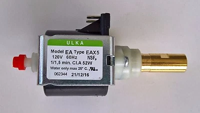 Ulka Vibratory Espresso Machine Pump EAX5 52W 120V 60Hz