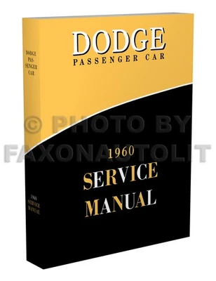 1960 Dodge Tienda Manual Dardo Seneca Pionero Fénix Matador Polara Reparación - Imagen 1 de 4