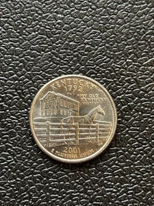 2001 P Kentucky 1792 Washington State Quarter - Picture 1 of 2