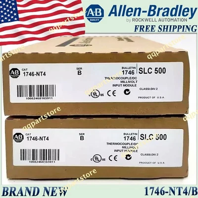 New Sealed AB 1746-NT4 ser B SLC 500 PLC Input Module 1746NT4 US 1746-NT4/B 1PC - Image 1 of 4
