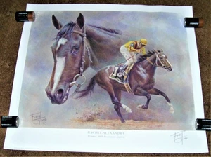 FRED STONE / RACHEL ALEXANDRA / WINNER 2009 PREAKNESS STAKES / SIGNED - Picture 1 of 4