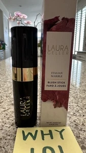 Laura Geller Italian Marble Blush Stick in D'ORO BERRY .31oz/9g FULL SZ SEAL $32 - Picture 1 of 20