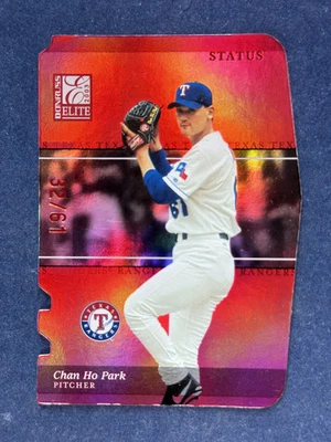 Donruss Elite Status 2003 rojo #71 Chan Ho Park Texas Rangers/61 Foto 1 de 2