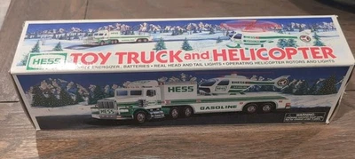 HESS 1997 Toy Truck and Helicopter 1995 NIB - Image 1 of 4