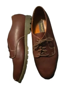 Timberland Herren Elegant Schuhe Wasserdicht Größe 12 WEIT Braun Leder Kappe Zehe Oxford - Bild 1 von 4