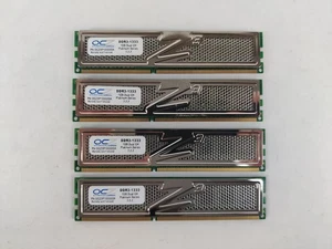 4x1GB OCZ  Platinum Series DDR3 1333MHZ CL9 OCZ3P13332GK - Picture 1 of 5