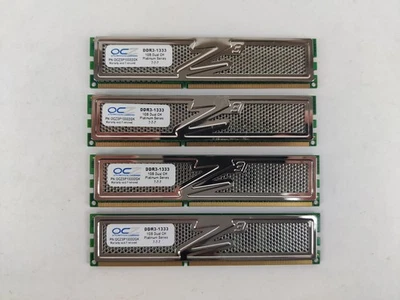 4x1GB OCZ  Platinum Series DDR3 1333MHZ CL9 OCZ3P13332GK - Image 1 of 4