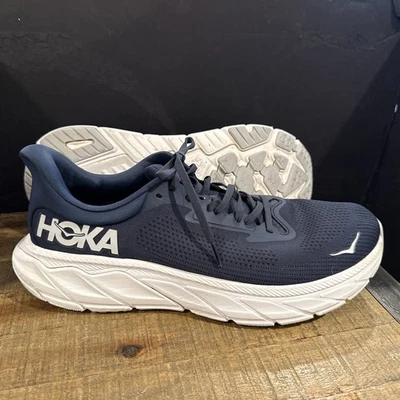Zapatillas bajas HOKA One One Arahi 7 para correr para hombre talla 12 azules cómodas acolchadas Foto 1 de 4