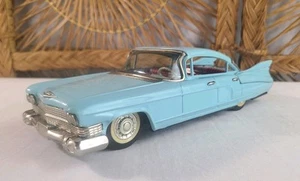 Vintage 50's 60's Bandai Tin Friction Cadillac - Powder Blue - 11 Inches - Picture 1 of 15