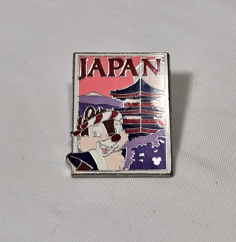 Disney Pin 2008 Hidden Mickey Series Chip N Dale PostcardsPin. Single Pin - Image 1 of 4