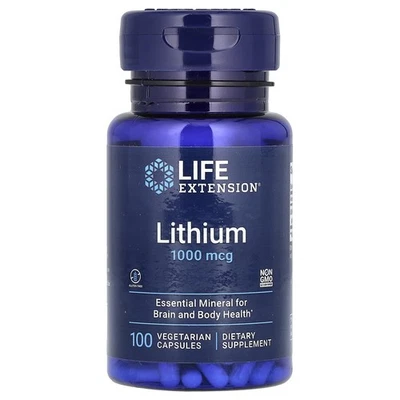 Life Extension Lithium Orotat 1000 mcg