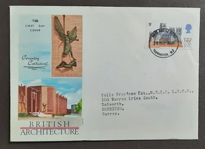 GB 1969 FDC, British Architecture - Coventry Cathedral - Picture 1 of 1