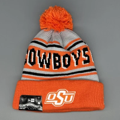 New Era University of Oklahoma State Cowboys OSU Beanie Knit Winter Hat Cap NEW! - Image 1 of 4