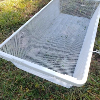 宜家 ALGOT 存储收纳盒白色网眼抽屉替换件 30 英寸 x 15 英寸 — 第 1/4 张图片