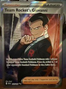 Team Rocket's Giovanni 225/182 Sv10: Destined Rivals Holo - Imagen 1 de 2