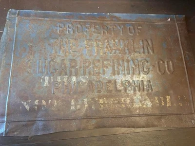 Antique Tin Sign - Image 1 of 3