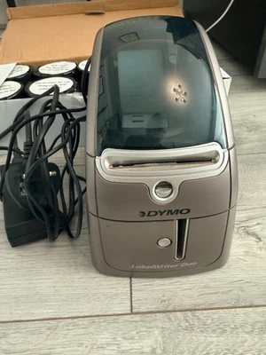 Dymo 93493 LabelWriter Duo Thermal Printer – With Power Supply & Box of Labels - Image 1 of 3