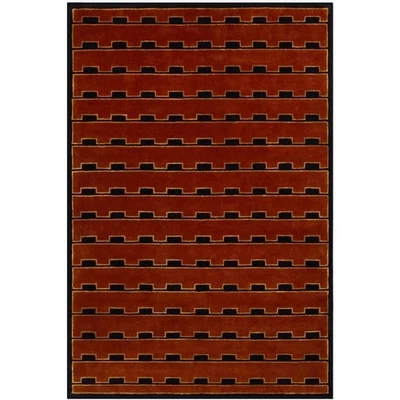 Hand Knotted Wool Rug 9×12 ft - Nordic Knots  Design, Handmade Area Rug - Image 1 of 4