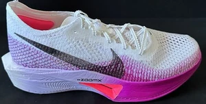 Nike Air ZoomX Vaporfly Next% 3 White Vivid Purple Men Sz 11 New Rare DV4129-104 - Picture 1 of 5