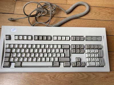 IBM MODEL M Retro Tastatur Keyboard AZERTY BELGISCH - IBM PS/2 AT - Top Zustand! - Bild 1 von 4