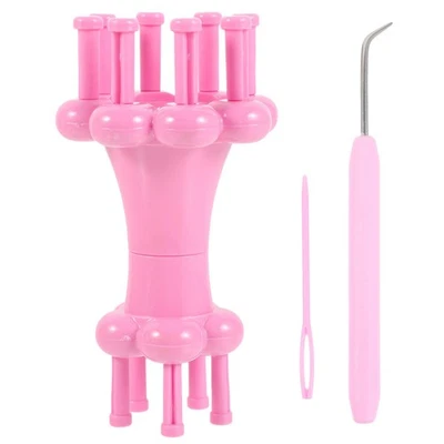  4 Sets Strickspulen Webstuhl Set Doppel -Strick -Seilhersteller Strick -DIY - Bild 1 von 4