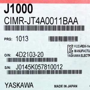 (NEU) Yaskawa CIMR-JT4A0011BAA WECHSELRICHTER Kostenloser "FedEx" intl' Versand! - Bild 1 von 3