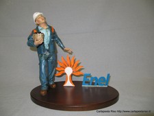 Operaio Enel in Cartapesta