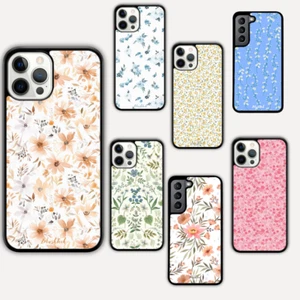 iPhone 15 Pro Max 14 13 12 11 Cute Preppy Floral Phone Cases Samsung S23 S22 S21 - Picture 1 of 10