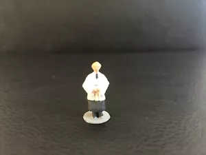 MINIATURE PRIEST CHURCH FRENCH FIGURINE ART PROVENCE PARIS NICE FRANCE - Picture 1 of 3