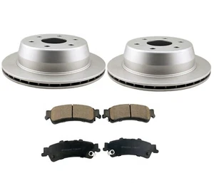 Fits 2000 2001 2002 Chevrolet Tahoe Rear OE Replacent Brake Rotors and Pads - Bild 1 von 6