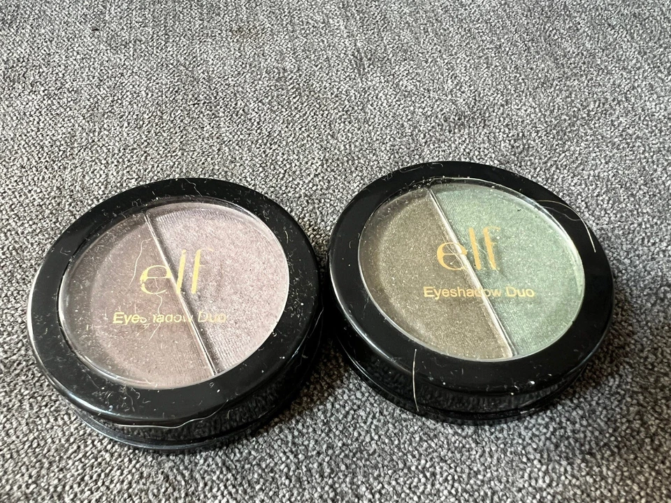 e.l.f. Essentials Duo Eye Shadow Powder Green Pallet Purplish Pallet - Image 1 of 3